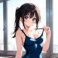 スクール水着、スク水の女子高生JK 2枚目