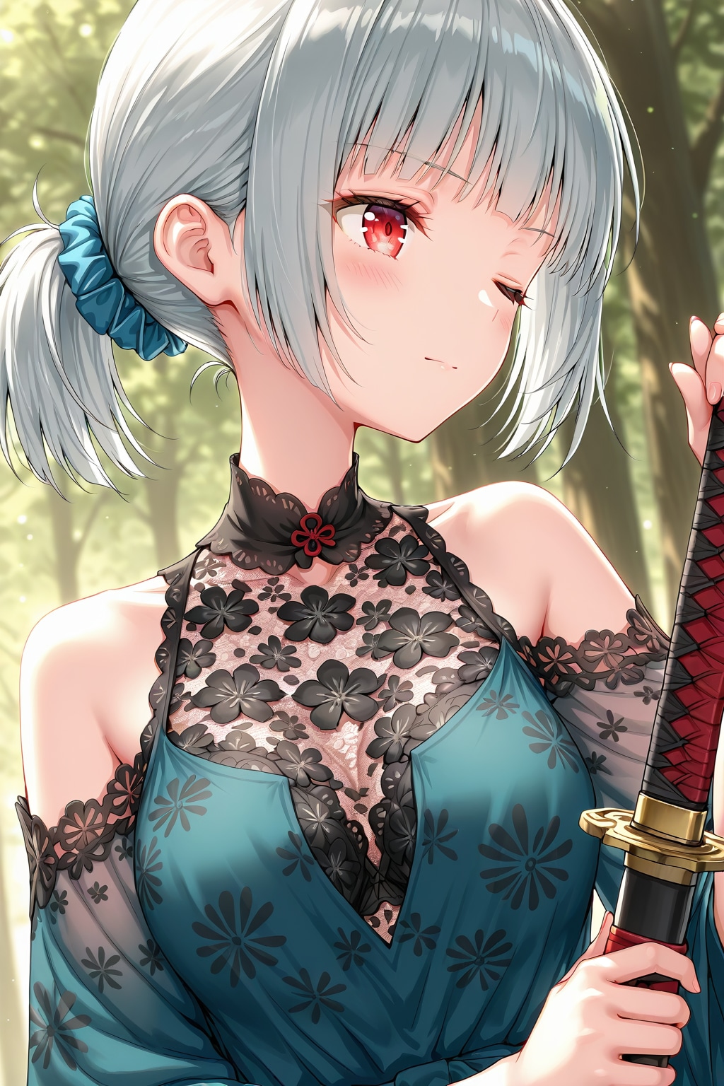 雛菊ちゃんの貴重な抜刀シーン