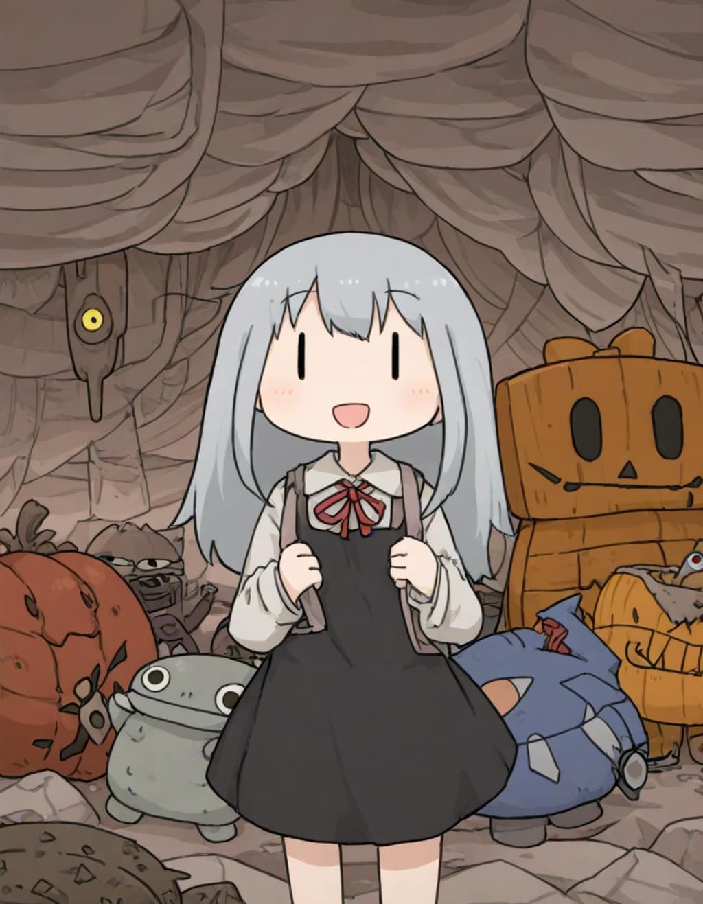 （　 ´Д｀）／＜先生！