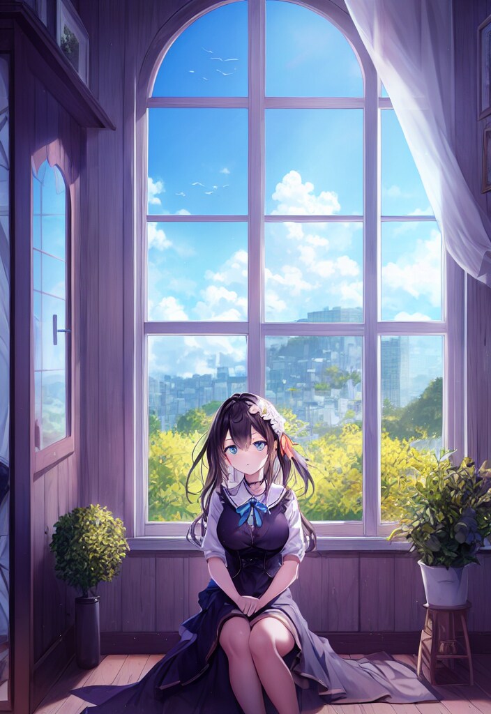 窓辺と少女