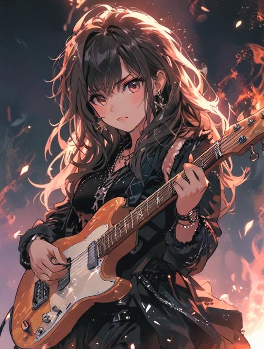 ロックガール | の人気AIイラスト・グラビア