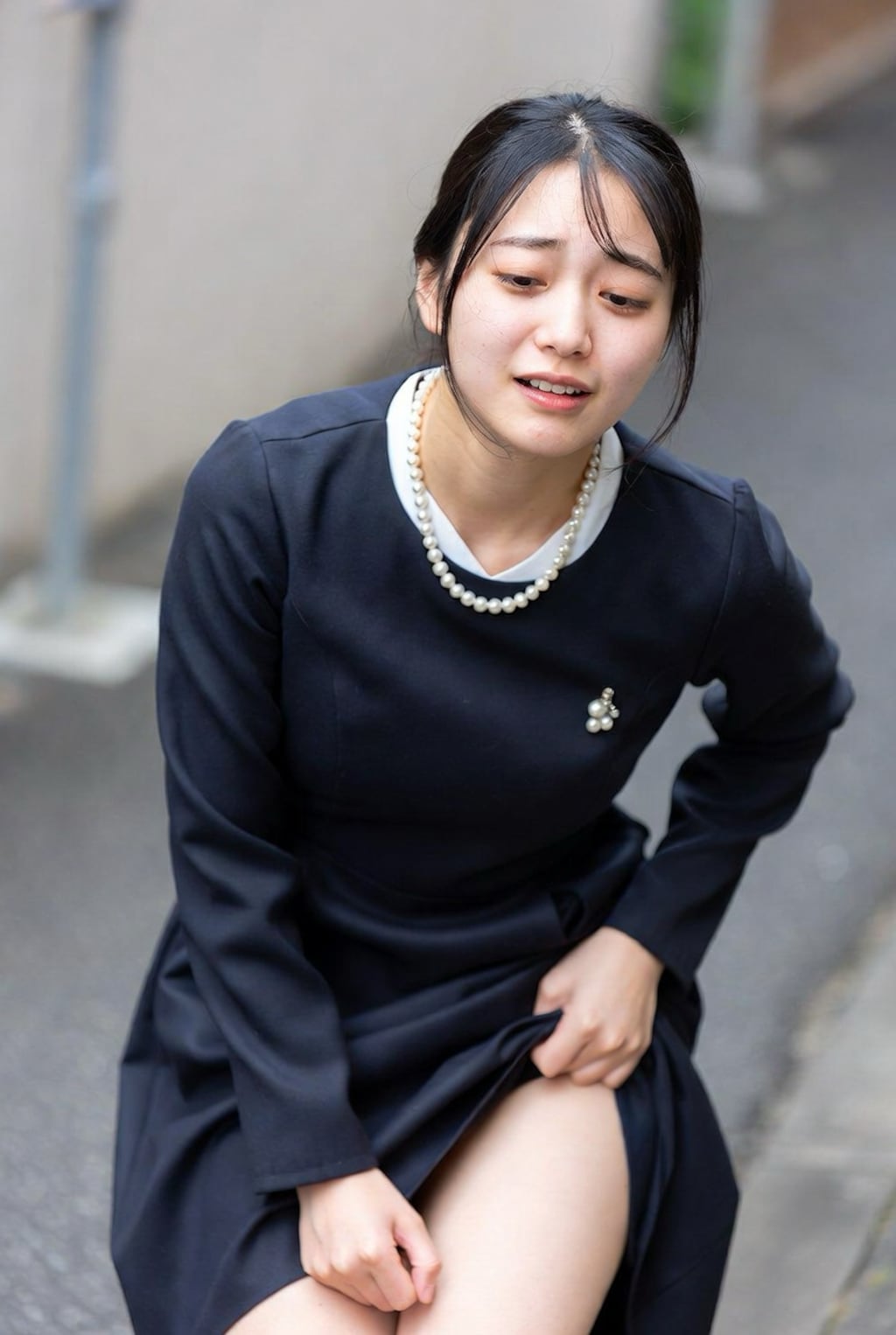 礼服でリモコンバイブ