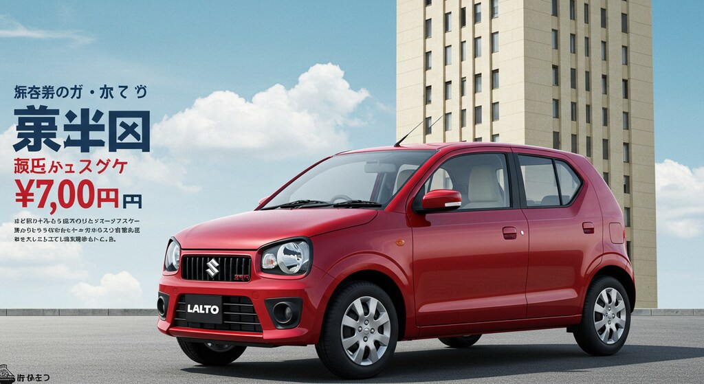 スズキアルト　広告風