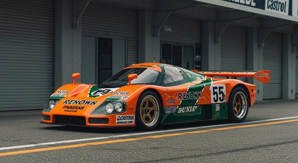 マツダ787Bレーシングカー