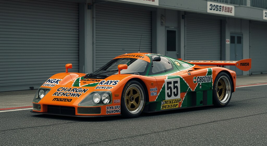マツダ787Bレーシングカー