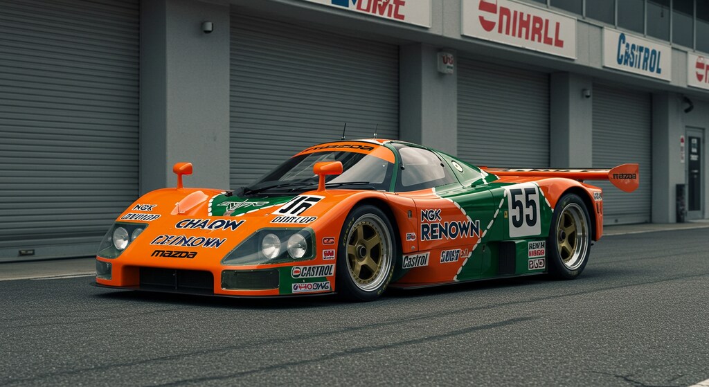 マツダ787Bレーシングカー