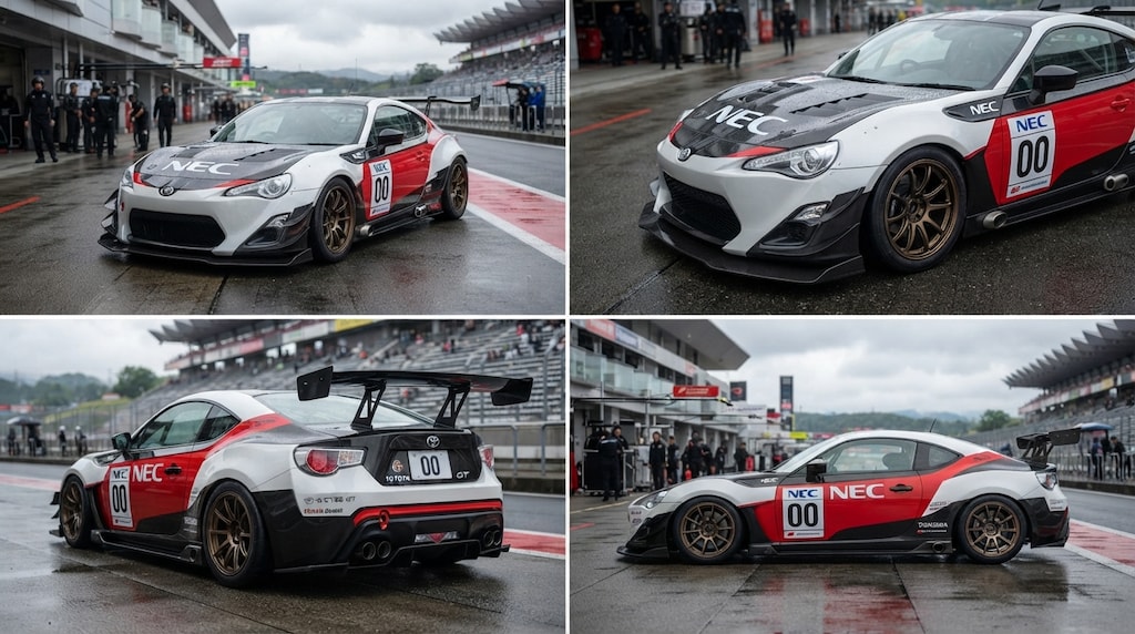 NEC GT86レーシングカー