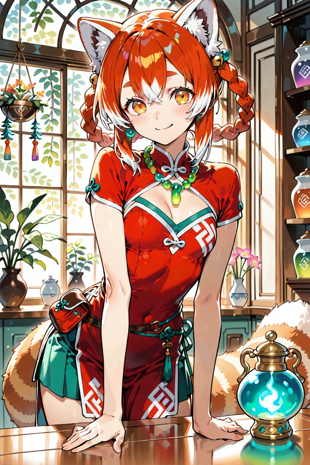 🌶️薫風香房「朱雀（すざく）」香りの匠シャオメイ（レッサーパンダ獣人）