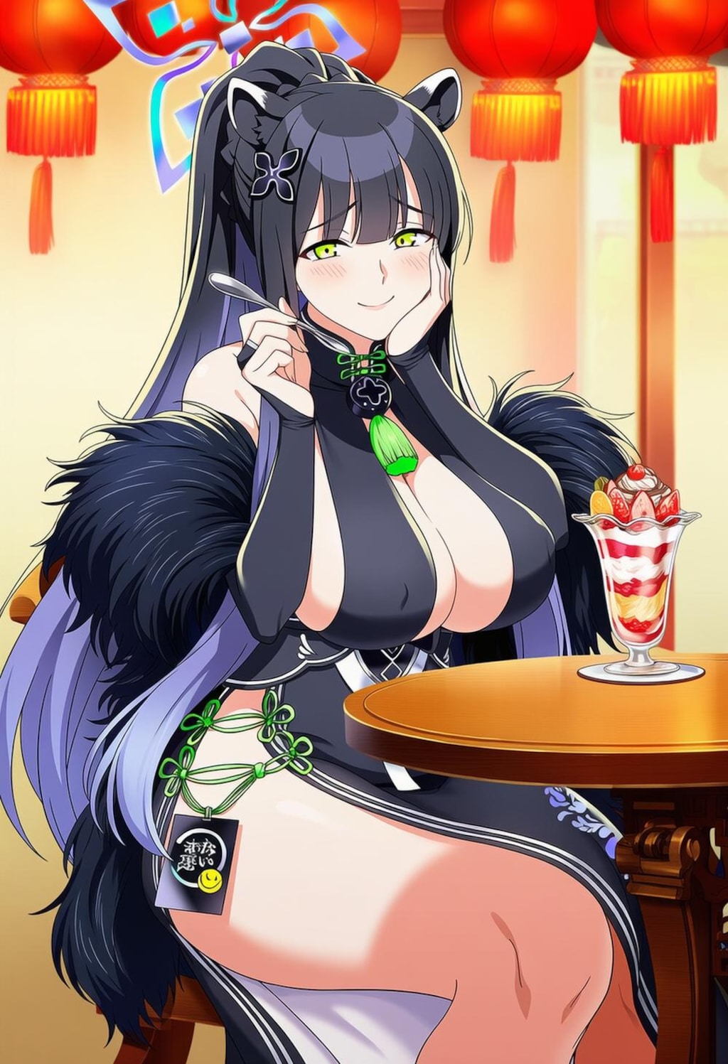 チャイナ服コスプレ甘えん坊人妻