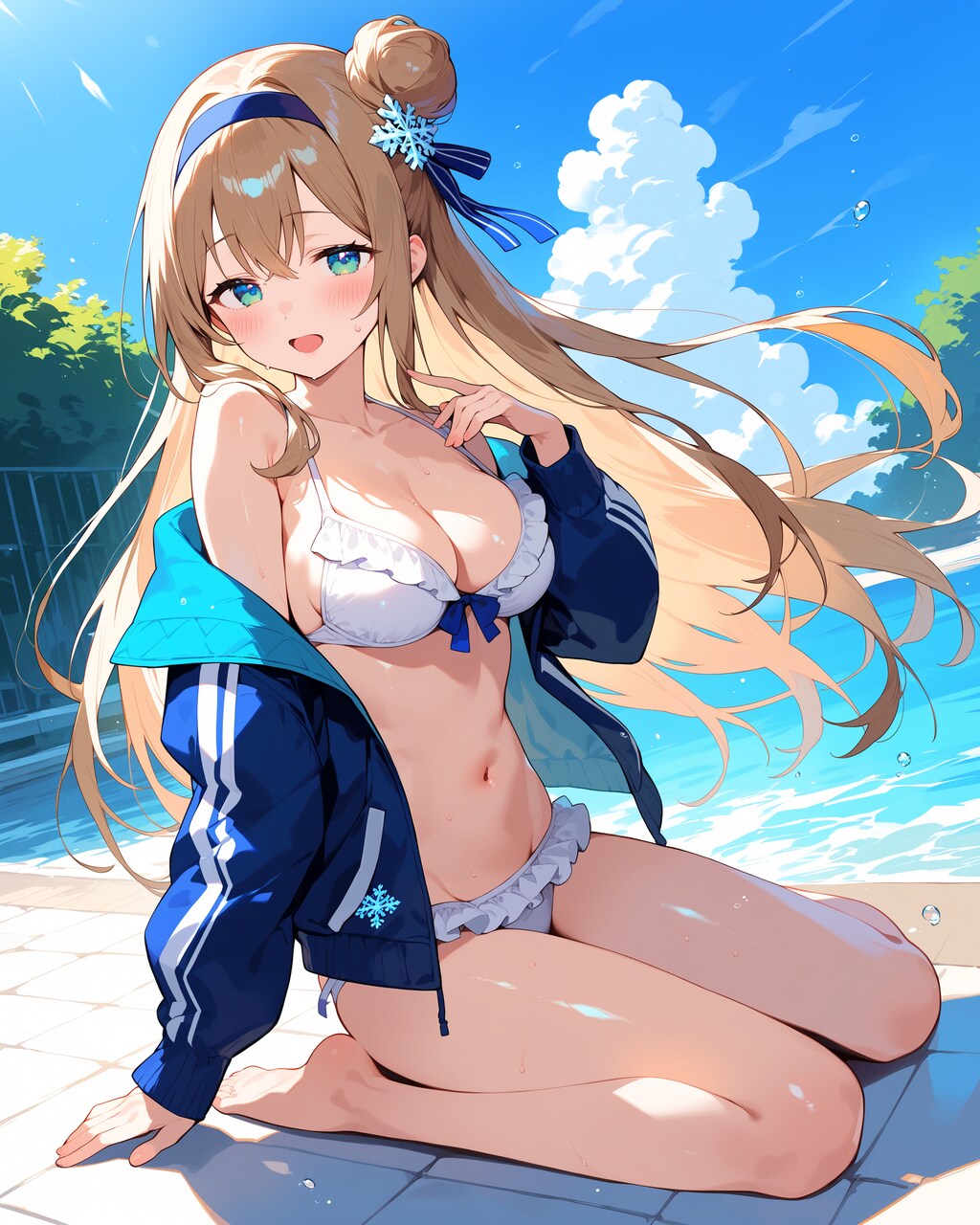 シングルお団子ヘア♪