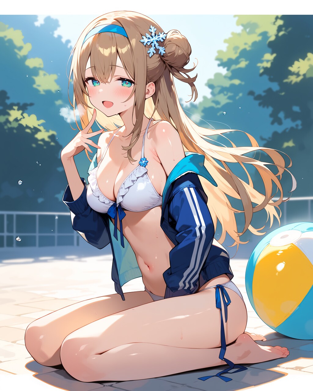 シングルお団子ヘア♪