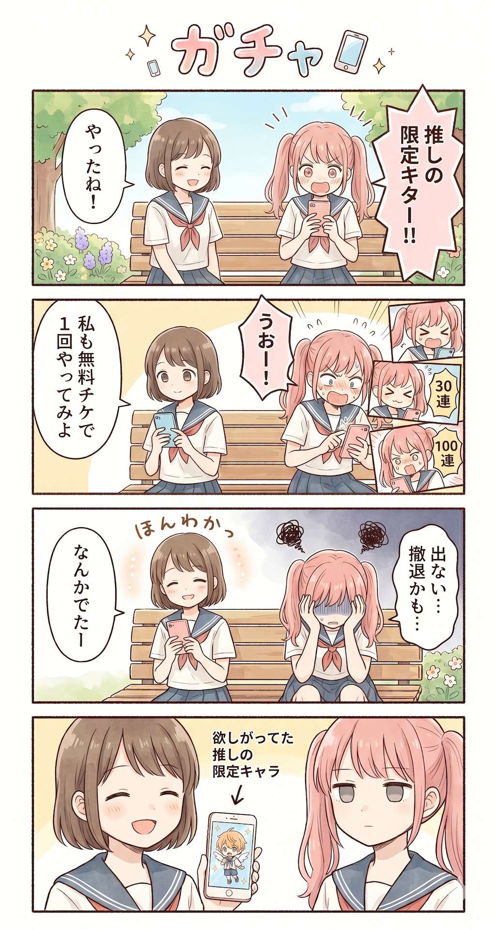 #12 ゆる日常4コマ「ガチャ」