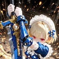 Armored Maid candy-blue 2枚目