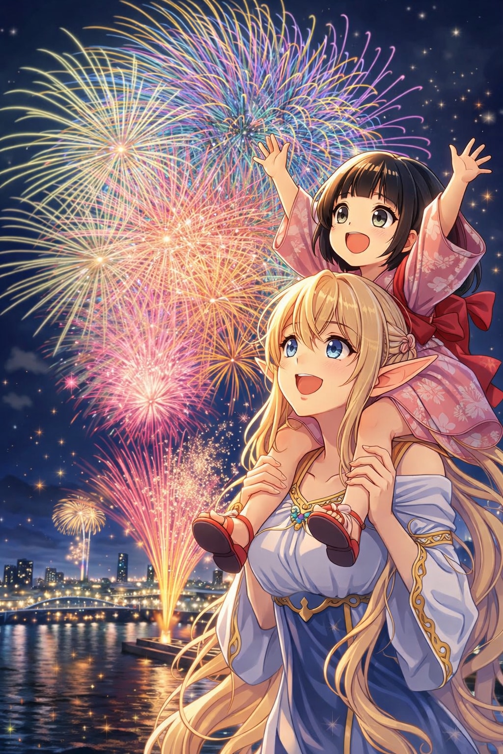 花火大会（花火の日） | の人気AIイラスト・グラビア