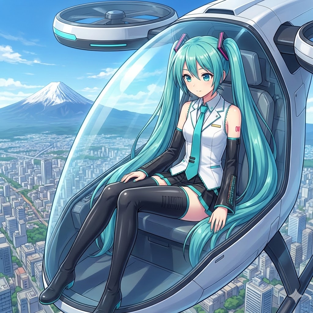 空飛ぶクルマ | の人気AIイラスト・グラビア