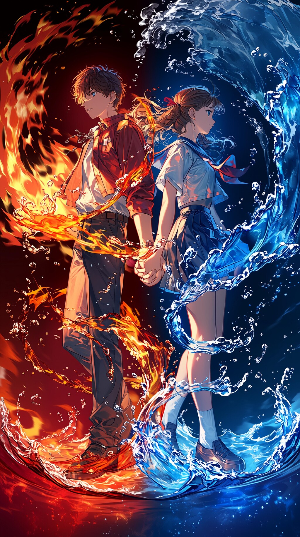 炎と水　双子の兄妹