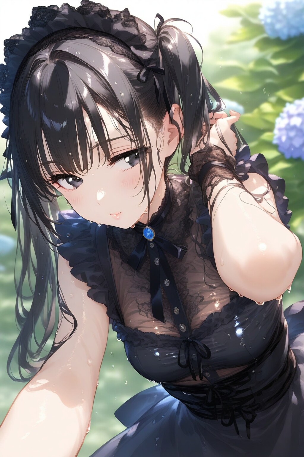 少し濡れましたね💦