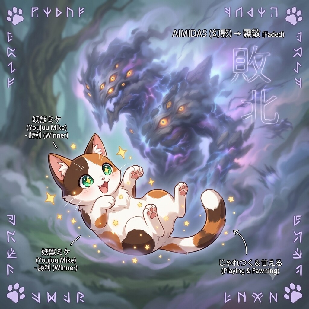 妖獣ミケ対アイマイダス