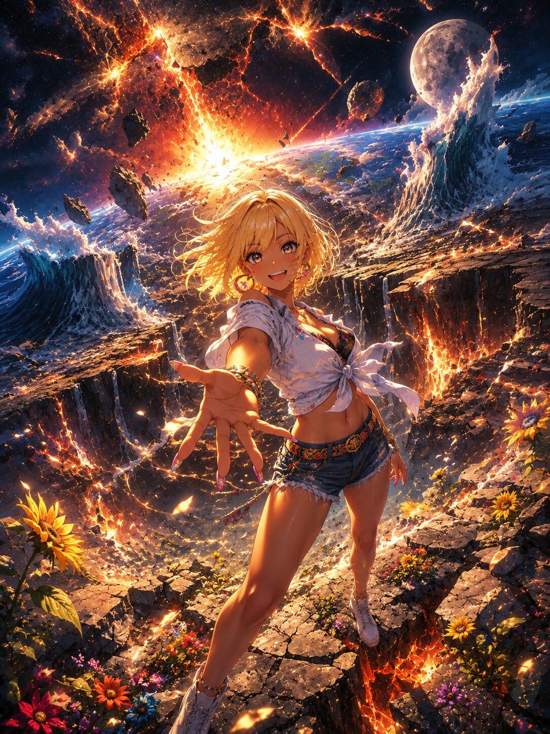 金髪ギャル 終末世界