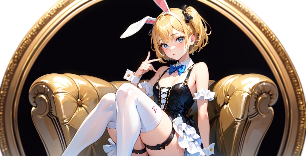 金髪バニーちゃん（note用ヘッダー画像）