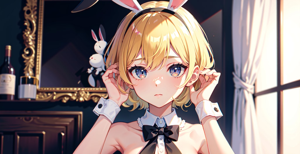 金髪バニーちゃん（note用ヘッダー画像）