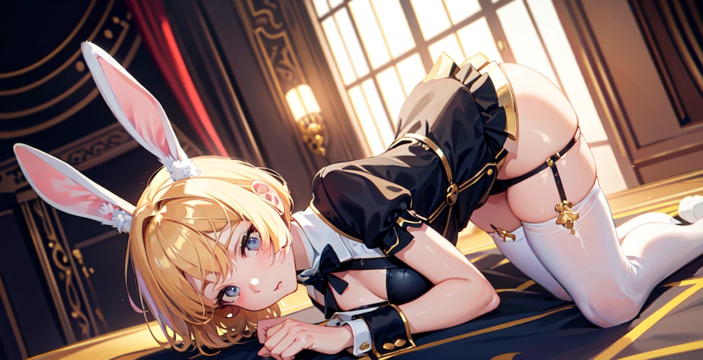 金髪バニーちゃん（note用ヘッダー画像）