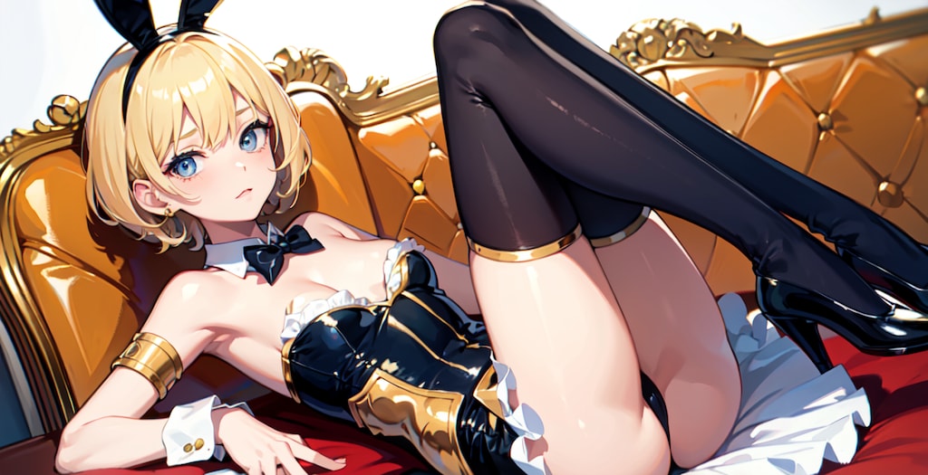 金髪バニーちゃん（note用ヘッダー画像）