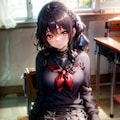 放課後の教室で 2枚目