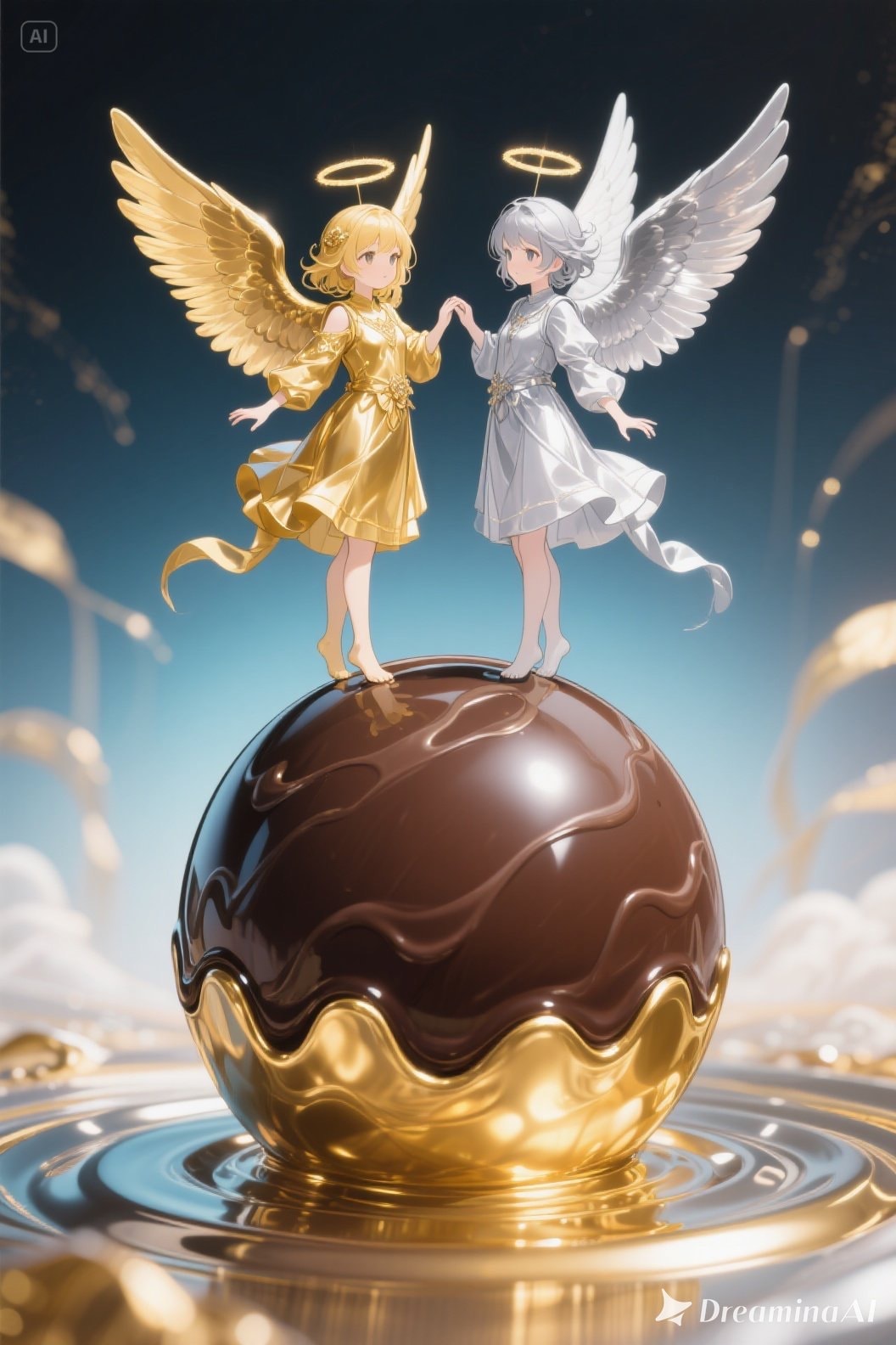 金と銀のエンゼル460 | の人気AIイラスト・グラビア