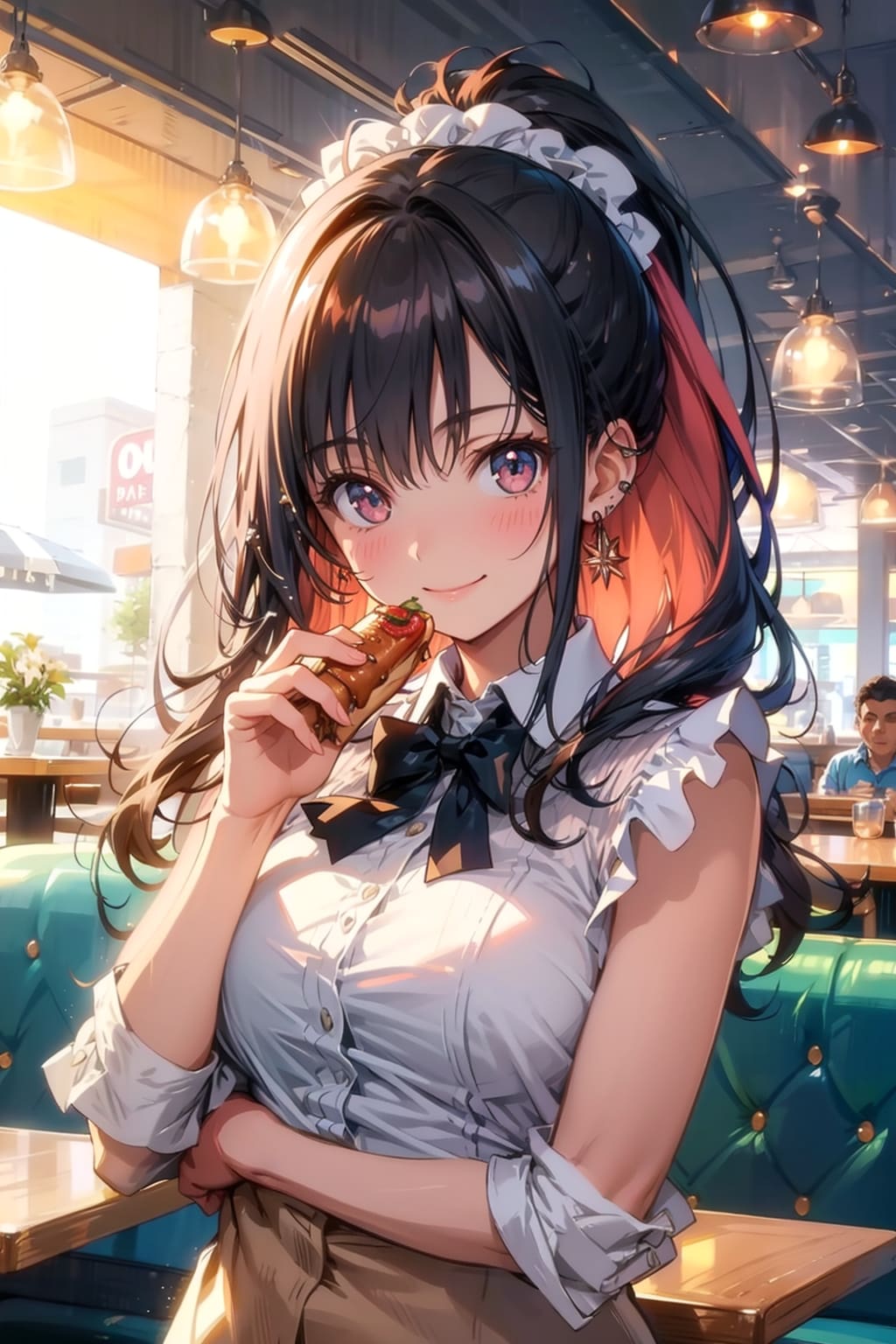 ウェイトレスさんのランチ