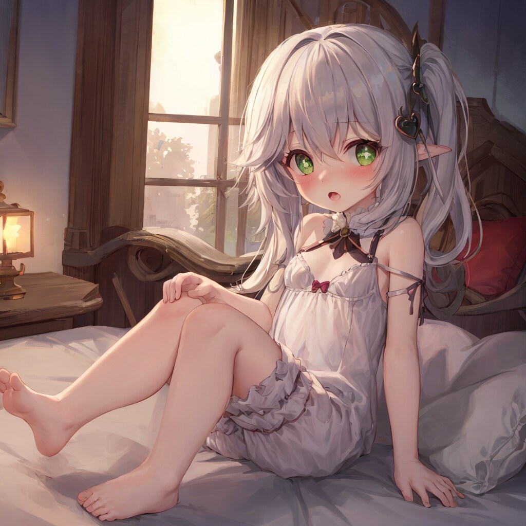 旅人の冒険譚を聞く少女