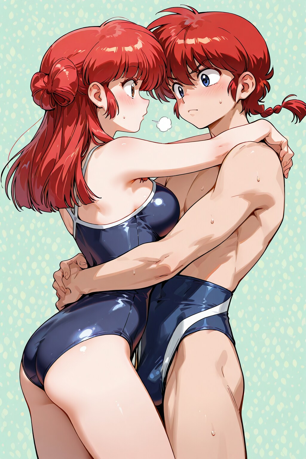 半脱ぎらんまが！
