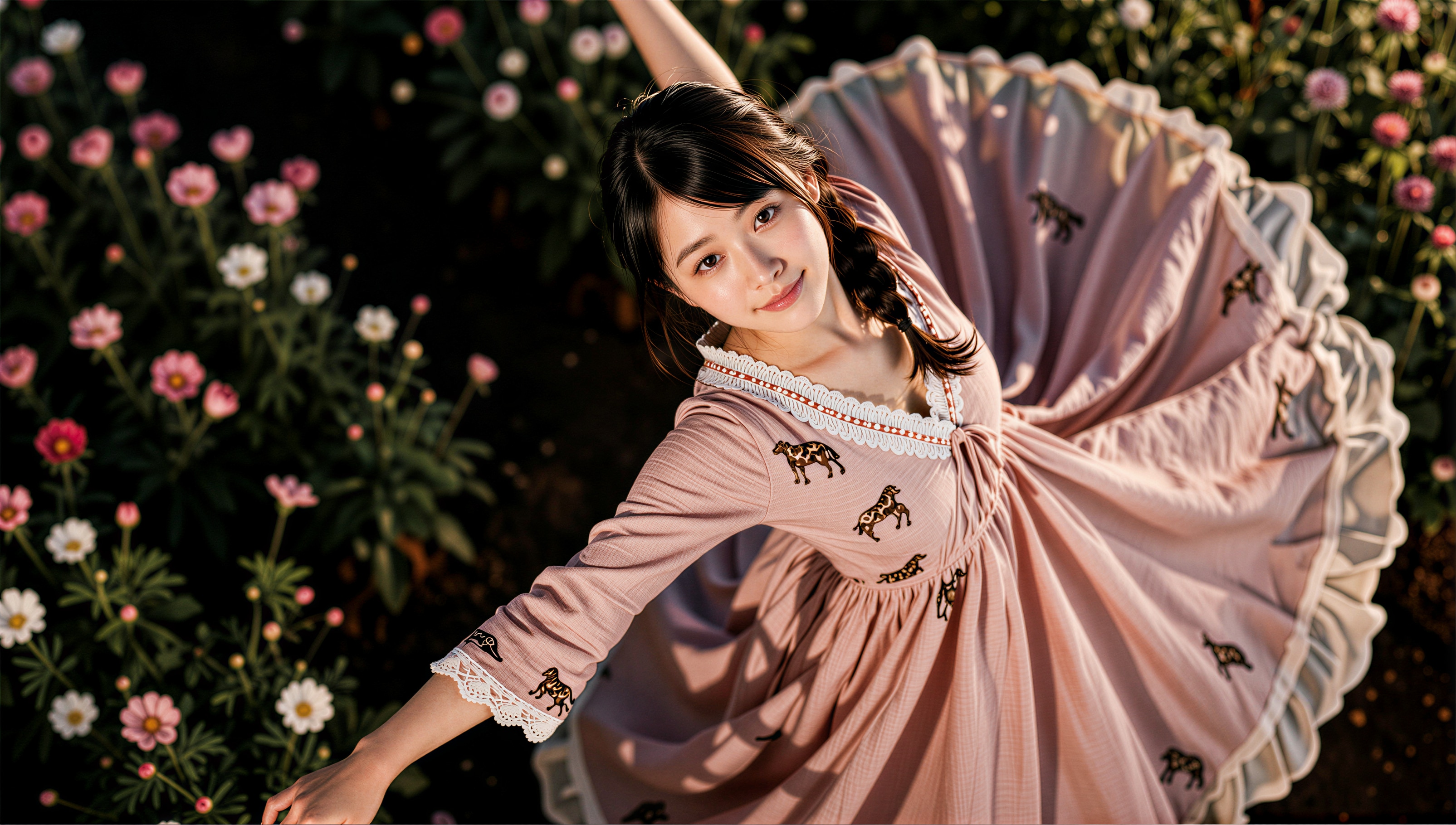 花のダンス