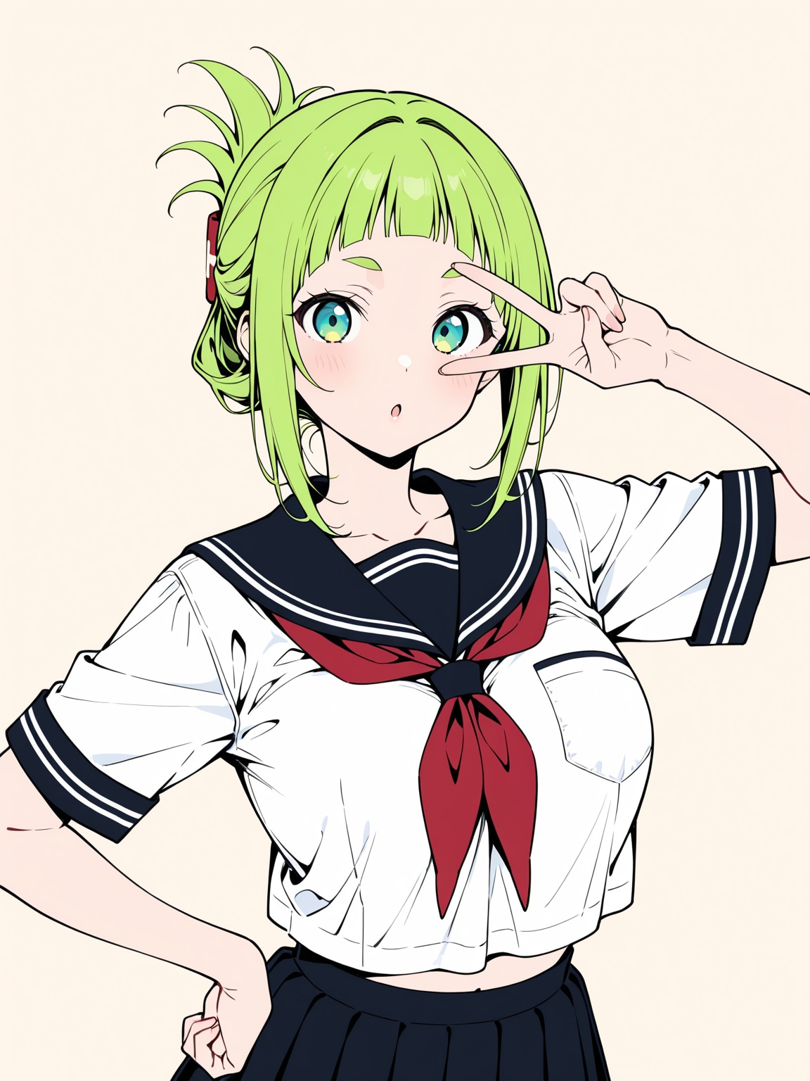 はっぴ～ピース(100投稿チャレンジ 29/100) | の人気AIイラスト・グラビア
