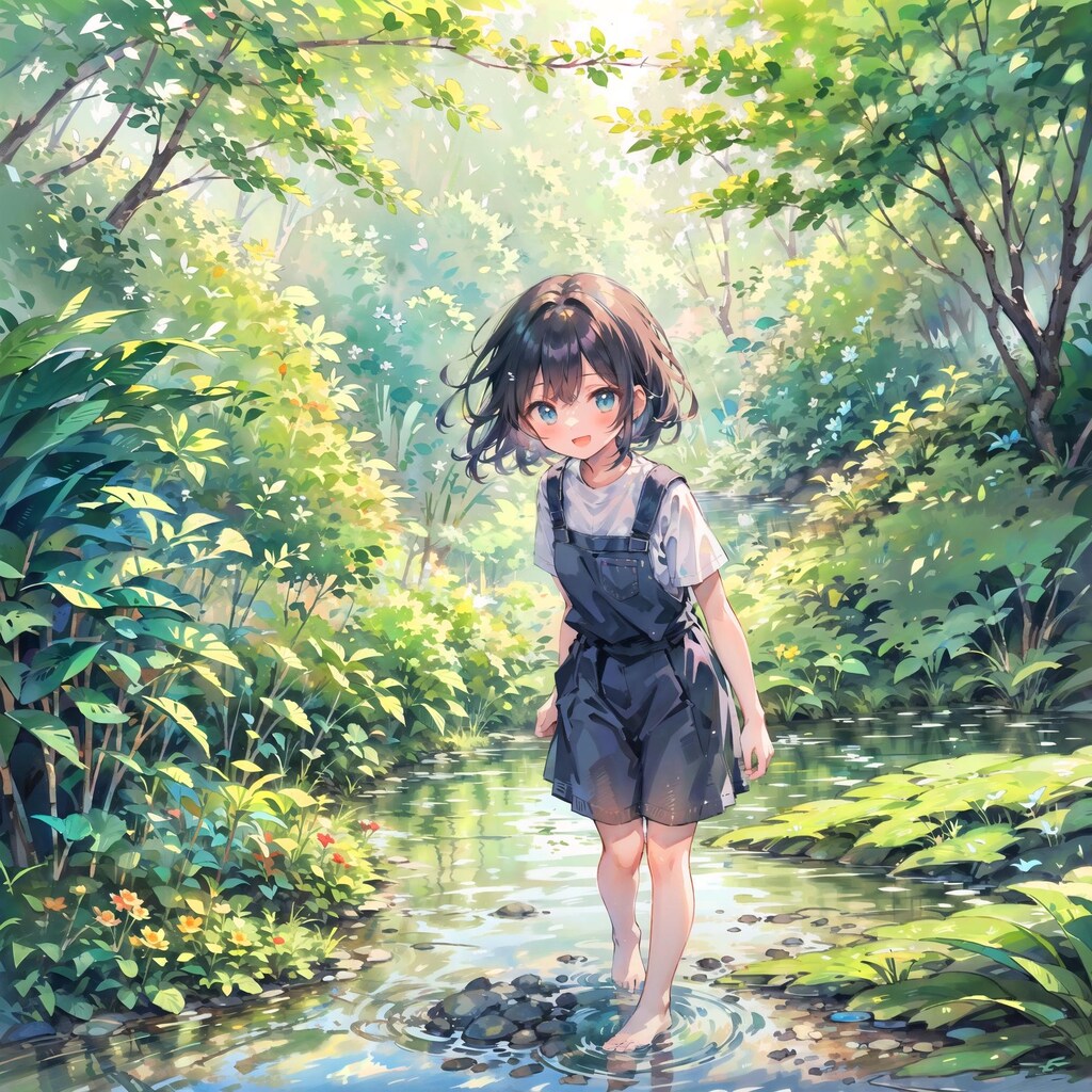 国内旅行の少女