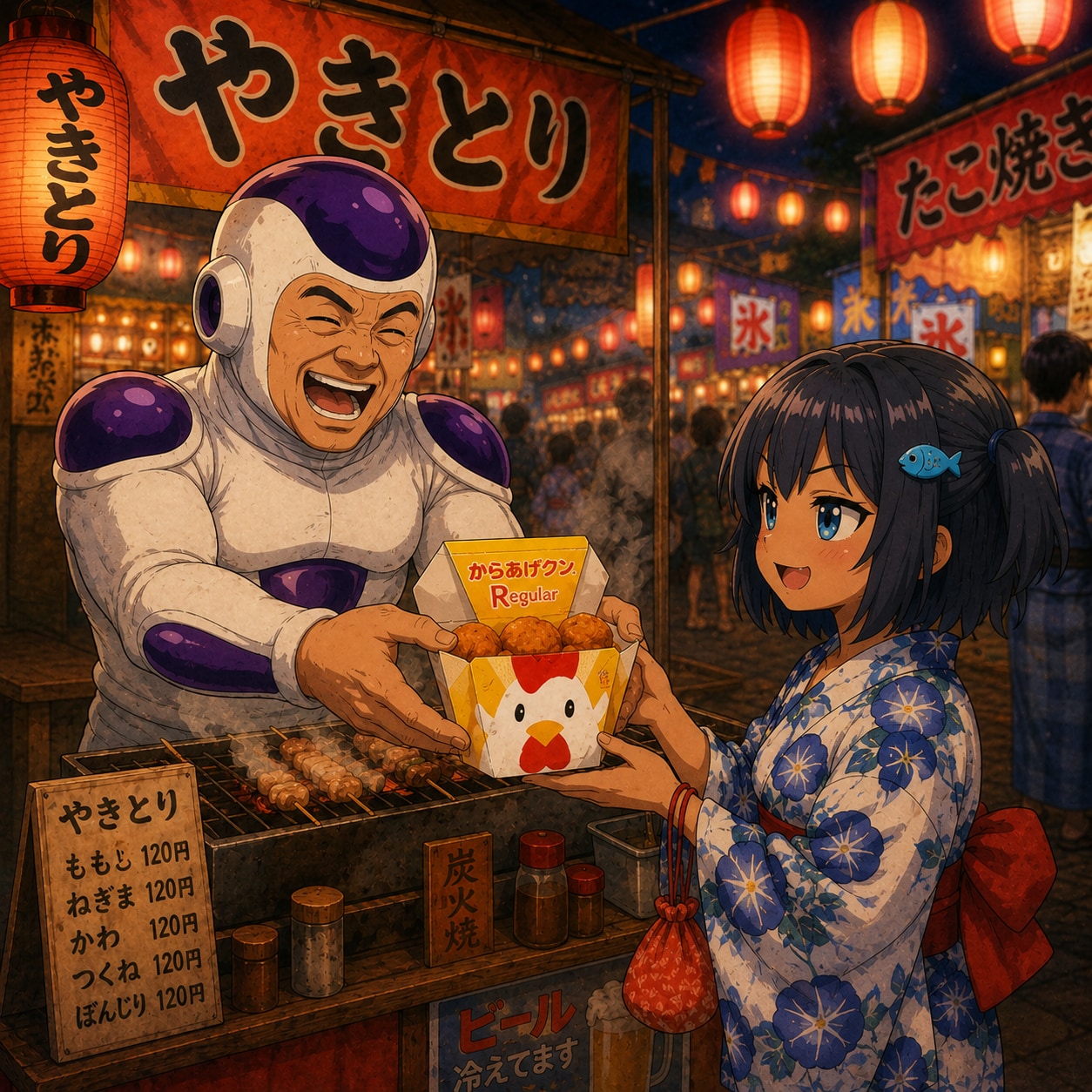 からあげクンどうぞ