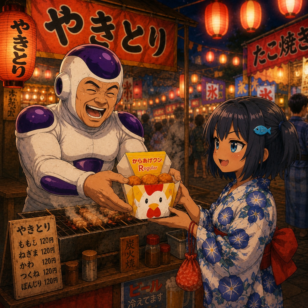 からあげクンどうぞ