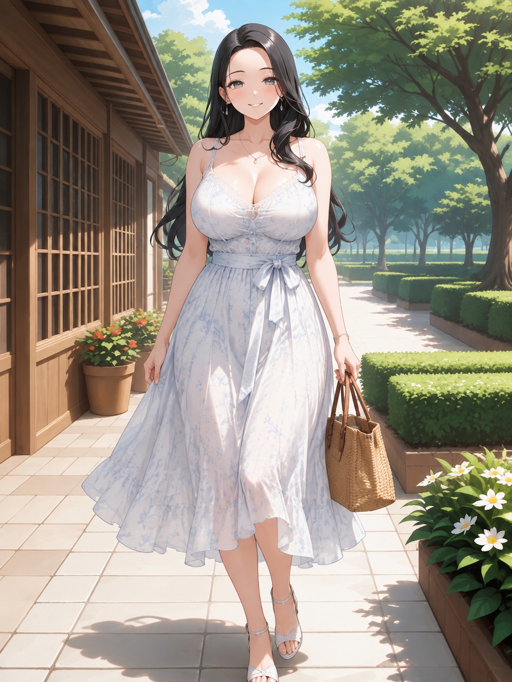 霧恵さん夏コーデ