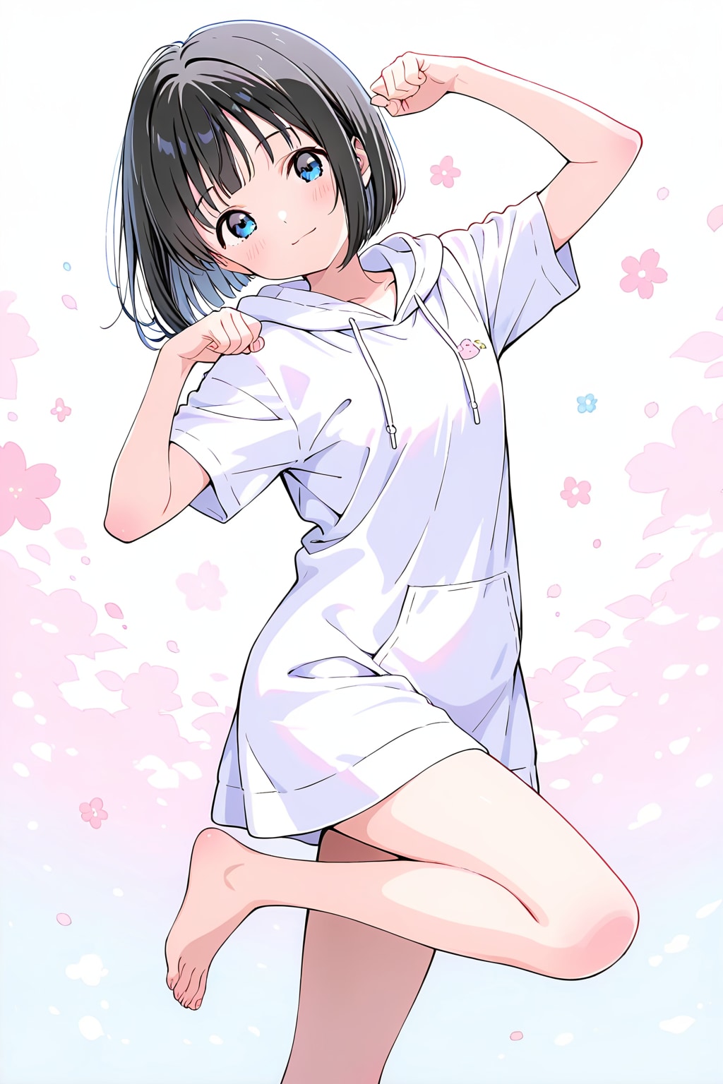 萌えポーズ(HARPY)(水彩タッチ)(13)