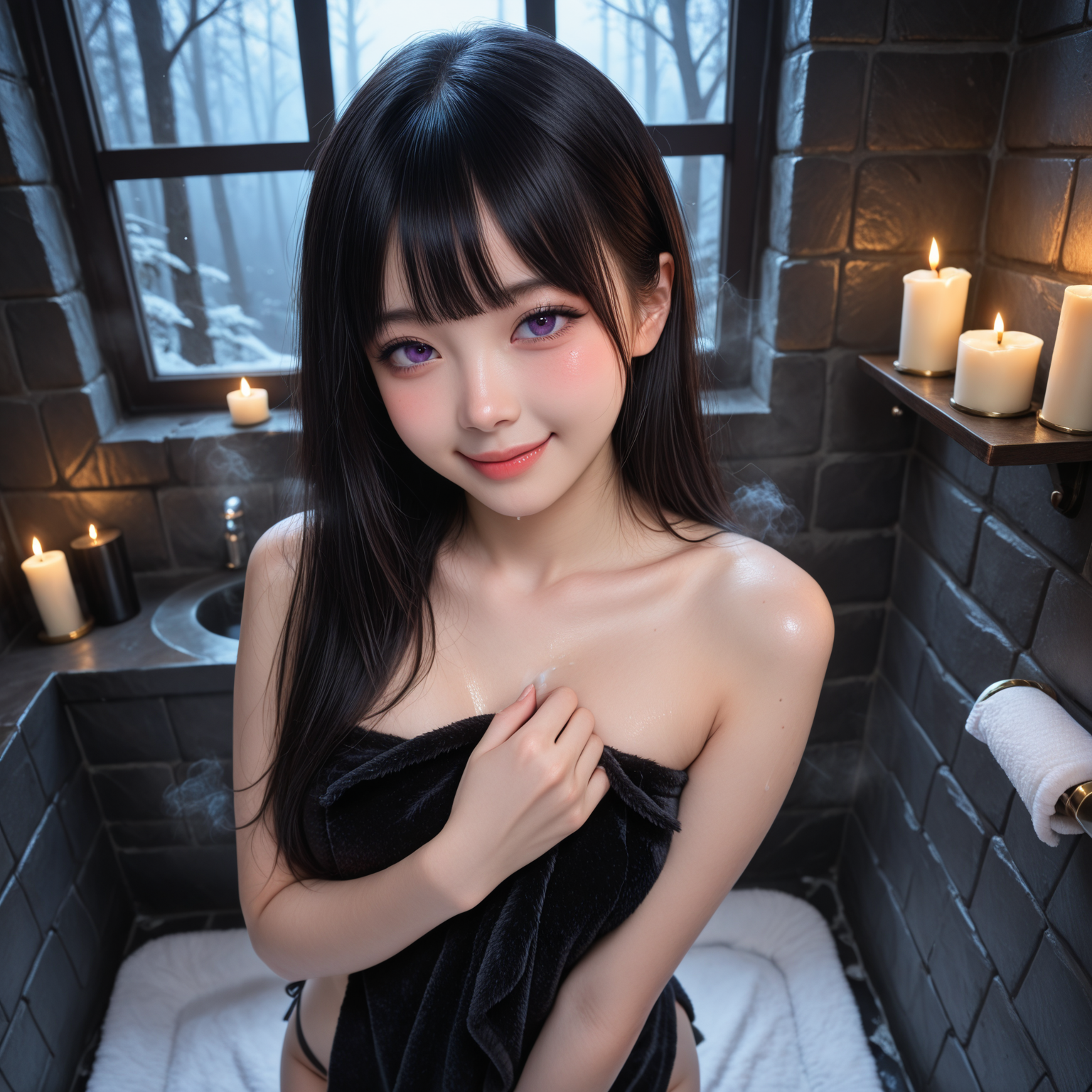 死神ちゃん　風呂上がり