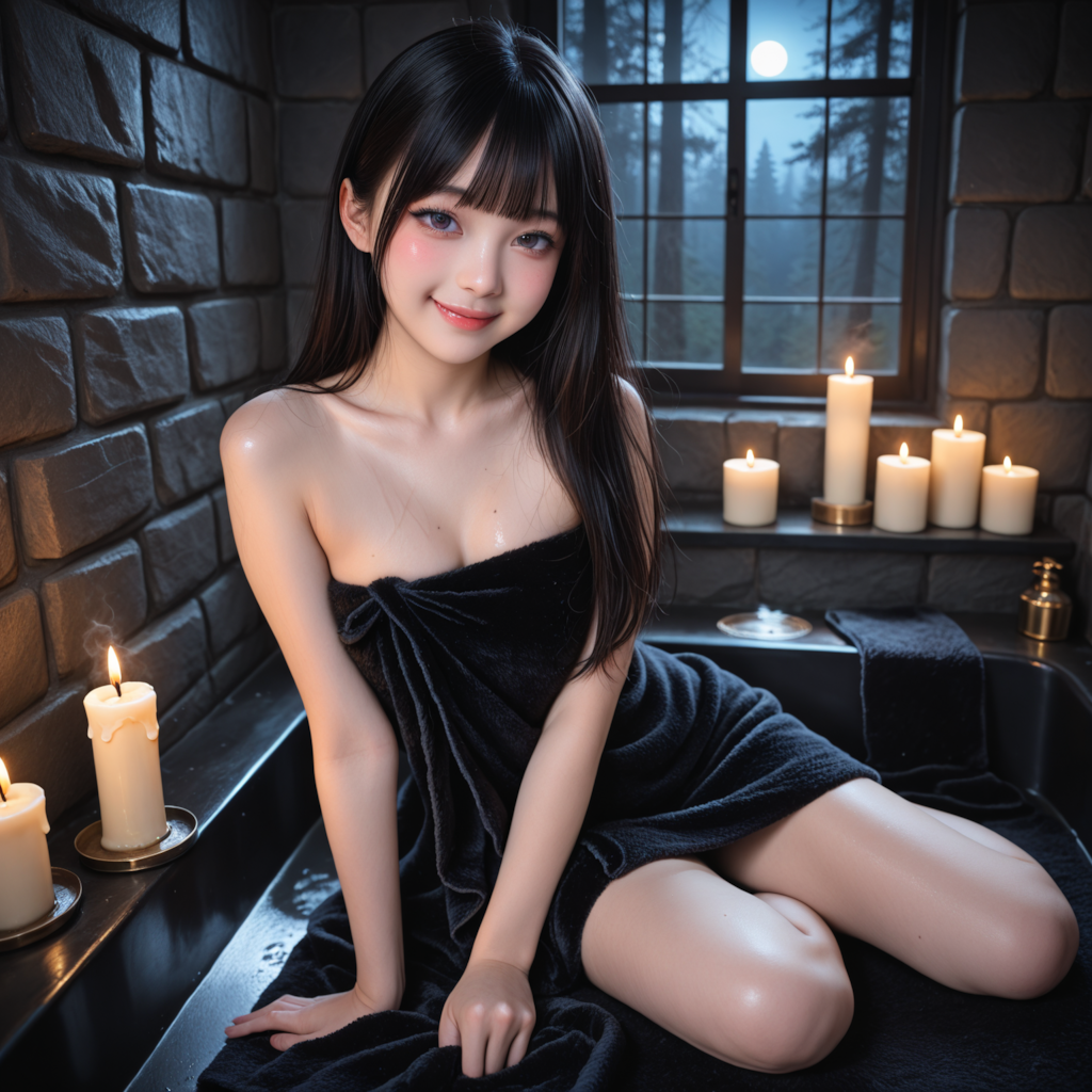 死神ちゃん　風呂上がり