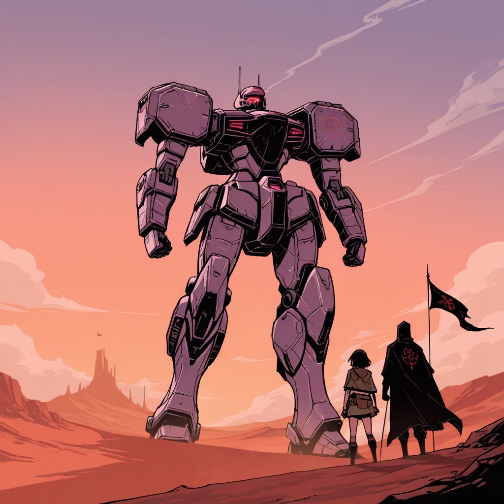 砂漠のロボット