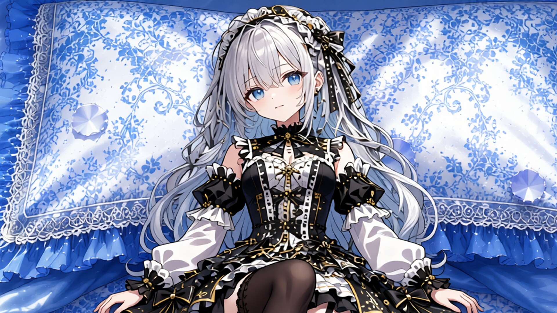 銀髪少女とドレス　その8