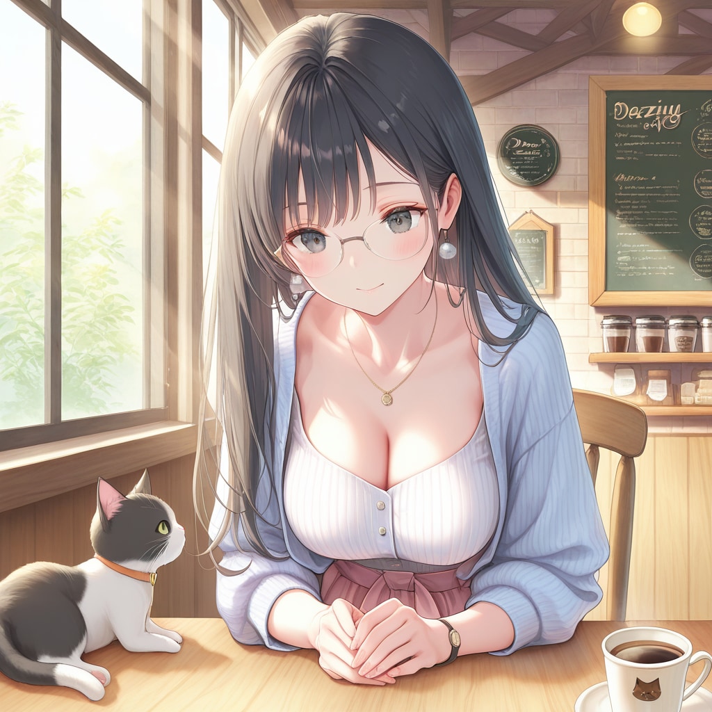 カフェのひと時18