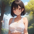 夏の女の子 4枚目