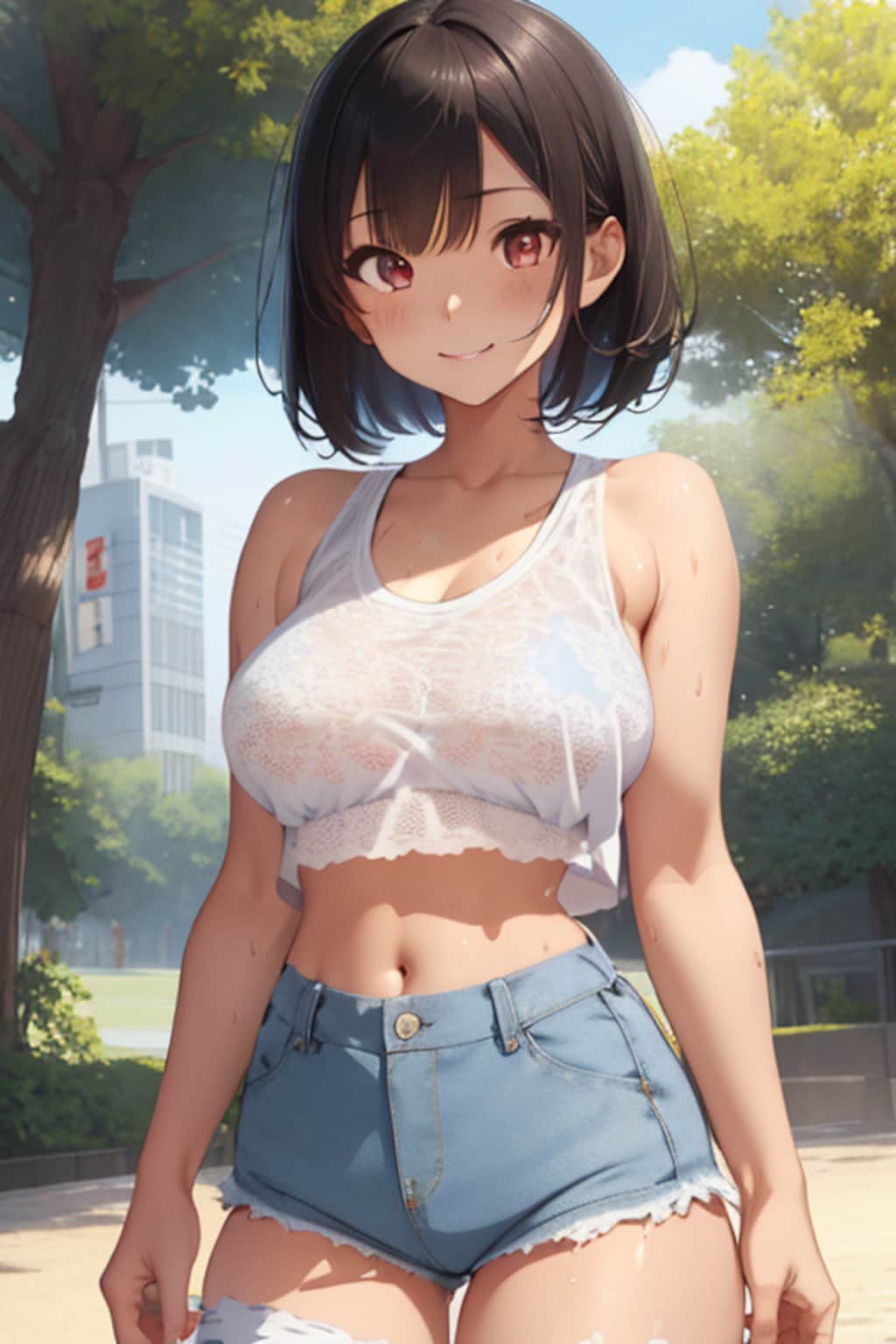 夏の女の子