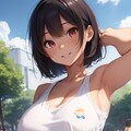 夏の女の子 2枚目