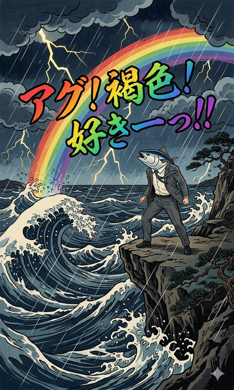 【アグロさん】スタジオ・ナップル最新作「崖の上のアグ」 | の人気AIイラスト・グラビア