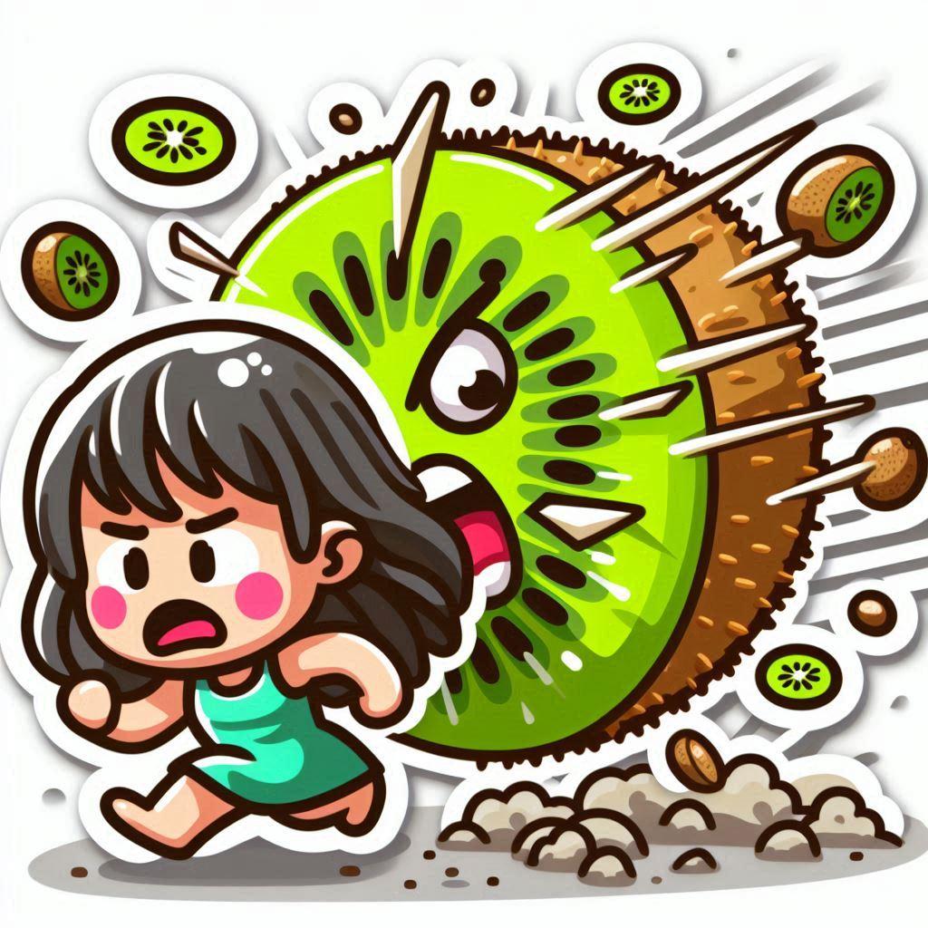 凄い球威のキウイ