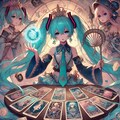 初音ミクとタロットカード 3枚目